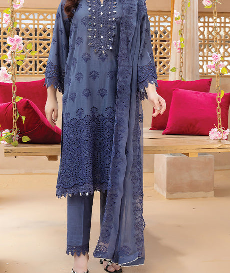 Afreen Emb Lawn`25 (V # 4)  D # 08
