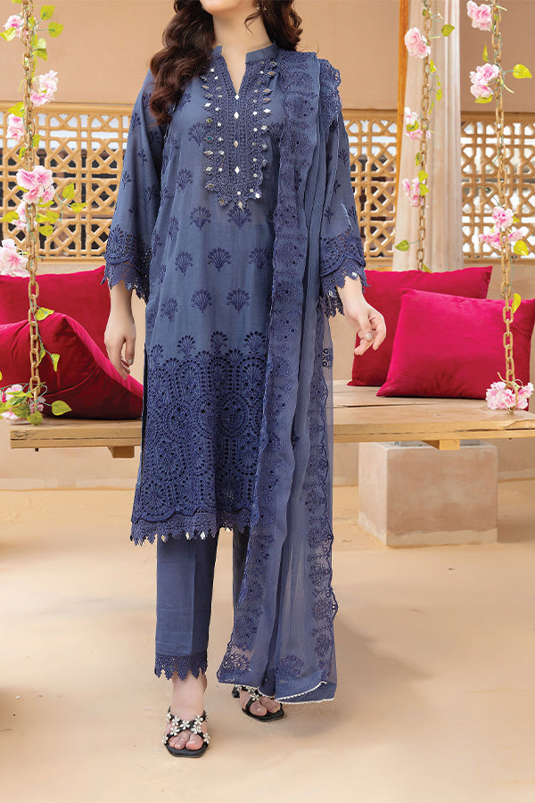 Afreen Emb Lawn`25 (V # 4)  D # 08