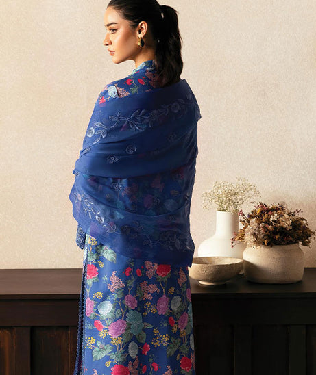 Afrozeh Day Break PrintedKari`25 D#01 (Mist Woven)