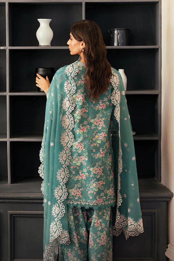 Afrozeh Day Break PrintedKari`25 D#10 (Breeze Bathed)