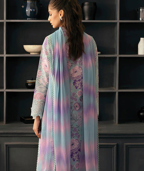 Afrozeh Day Break PrintedKari`25 D#07 (Light Drenched)