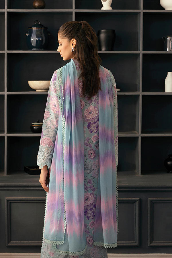 Afrozeh Day Break PrintedKari`25 D#07 (Light Drenched)