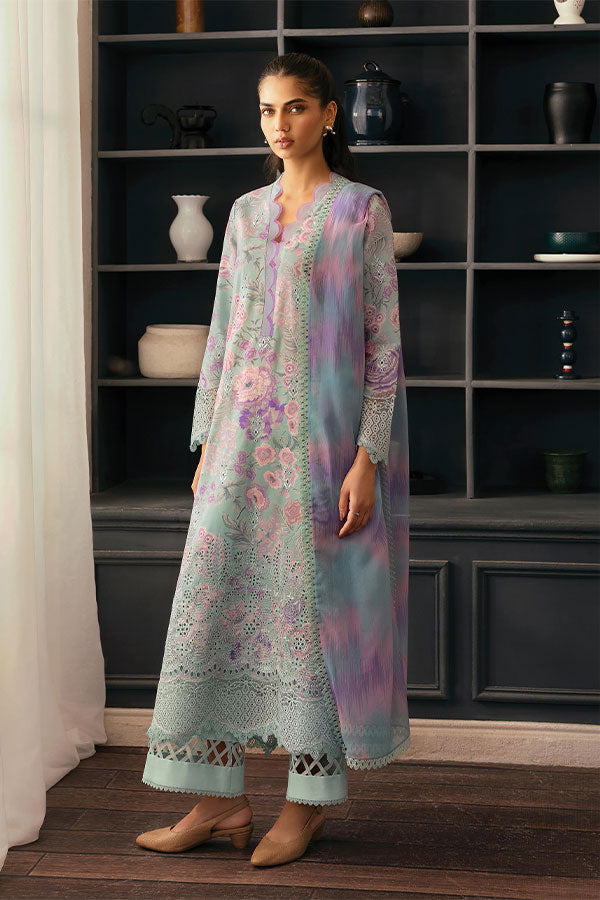 Afrozeh Day Break PrintedKari`25 D#07 (Light Drenched)