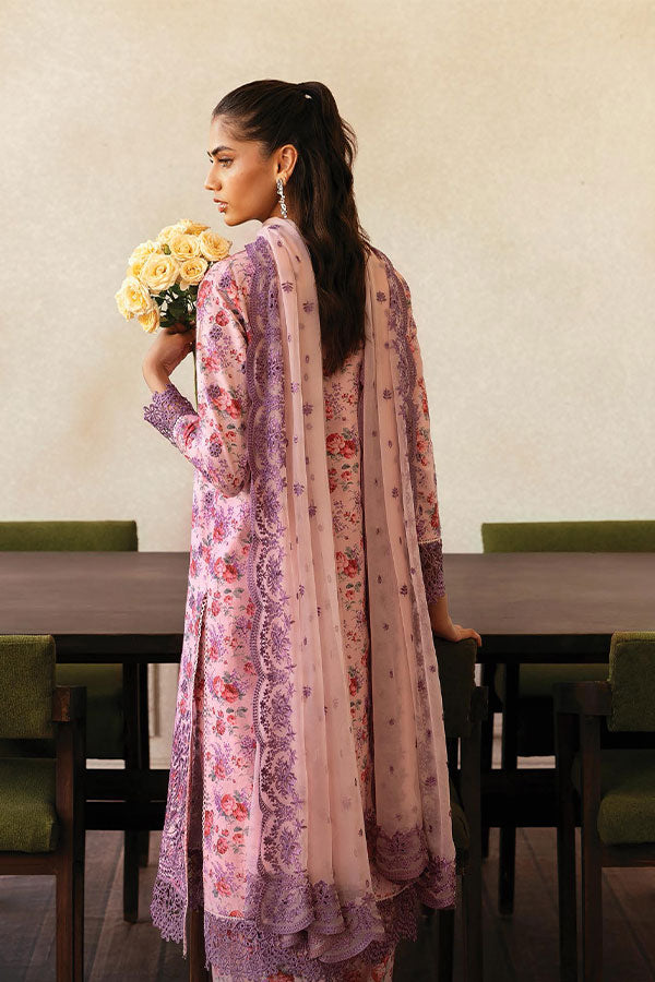 Afrozeh Day Break PrintedKari`25 D#09 (Dusk Laced)