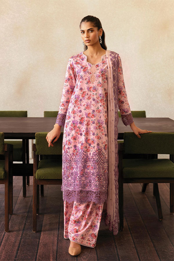 Afrozeh Day Break PrintedKari`25 D#09 (Dusk Laced)