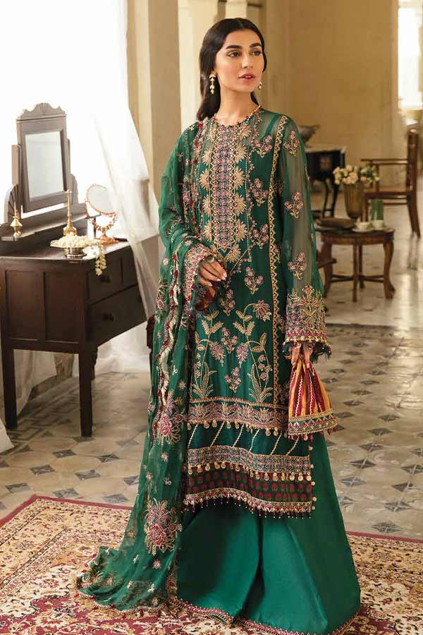 Afrozeh Dhoop Kinaray Luxury Unstiched Formal'22 D#3 Zar Begum