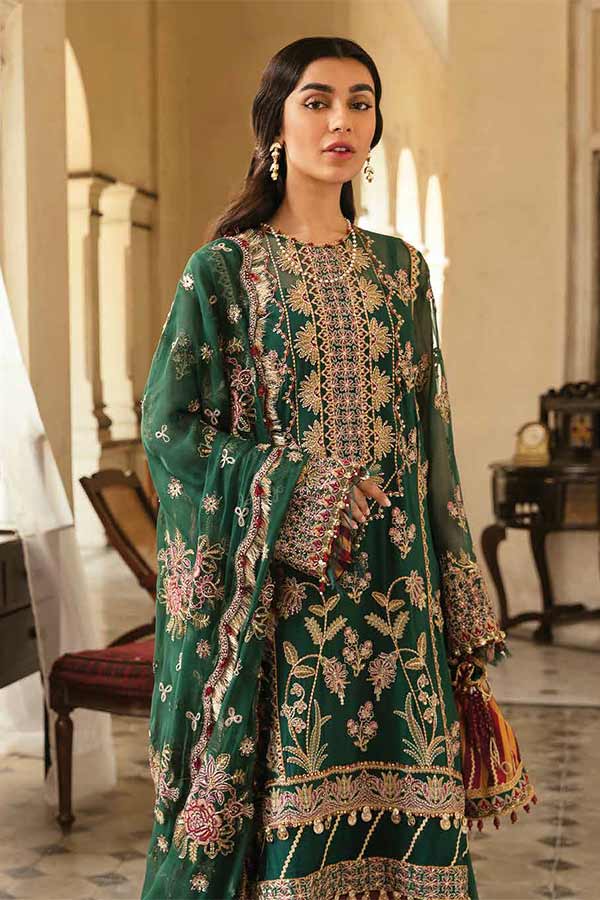 Afrozeh Dhoop Kinaray Luxury Unstiched Formal'22 D#3 Zar Begum