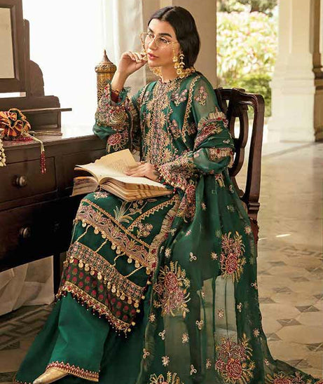 Afrozeh Dhoop Kinaray Luxury Unstiched Formal'22 D#3 Zar Begum