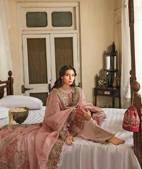 Afrozeh Dhoop Kinaray Luxury Unstiched Formal'22 D#5 Gul Afshan