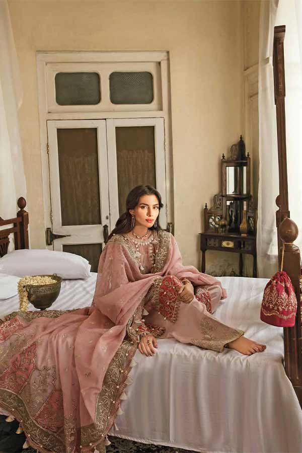 Afrozeh Dhoop Kinaray Luxury Unstiched Formal'22 D#5 Gul Afshan