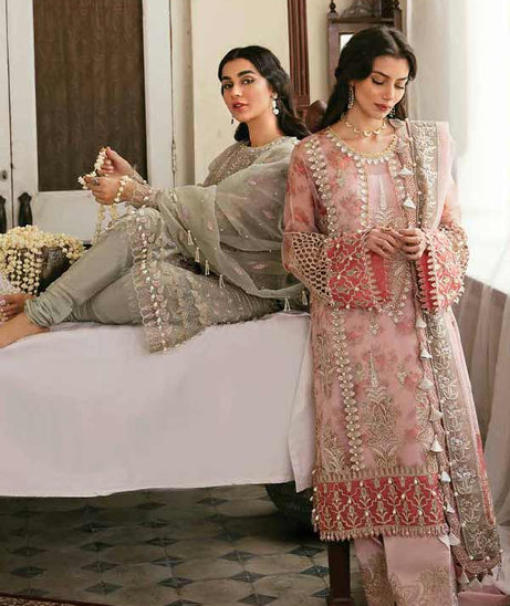Afrozeh Dhoop Kinaray Luxury Unstiched Formal'22 D#5 Gul Afshan