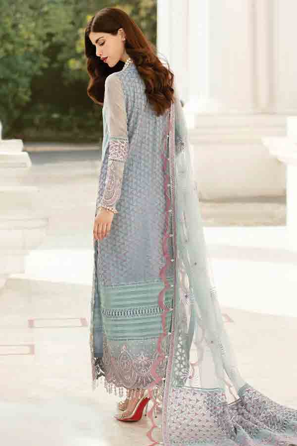 Afrozeh La Fuchsia Collection'22 D#10 SERENE SKY