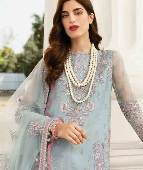 Afrozeh La Fuchsia Collection'22 D#10 SERENE SKY
