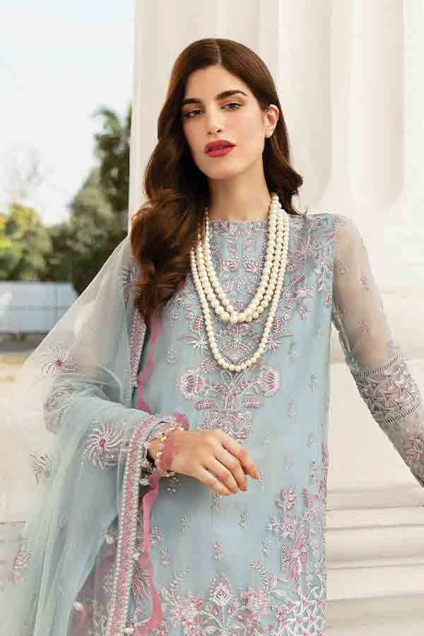 Afrozeh La Fuchsia Collection'22 D#10 SERENE SKY