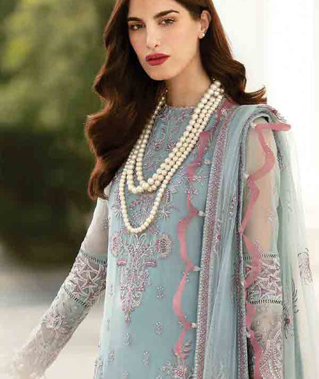 Afrozeh La Fuchsia Collection'22 D#10 SERENE SKY