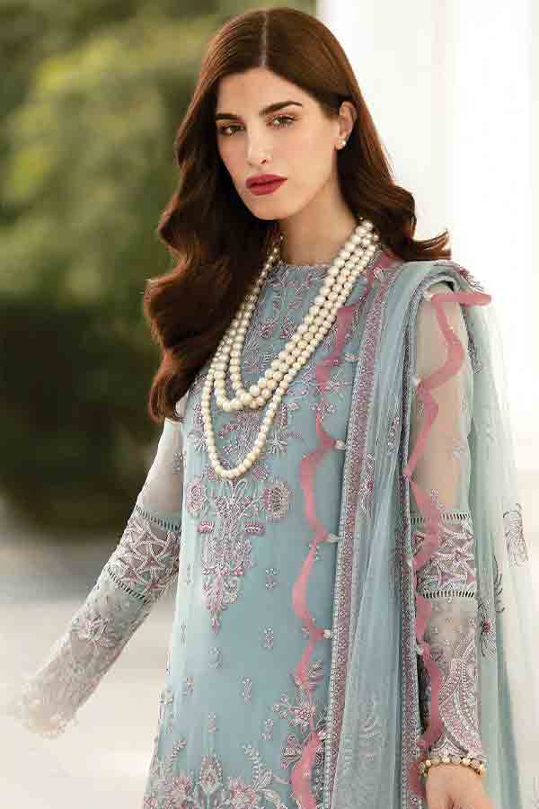 Afrozeh La Fuchsia Collection'22 D#10 SERENE SKY