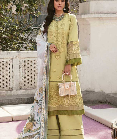 Afrozeh Lamhay Luxury Lawn'23 AL#05 SAGE