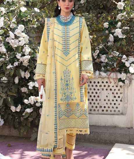 Afrozeh Lamhay Luxury Lawn'23 AL#07 ZEPHYR