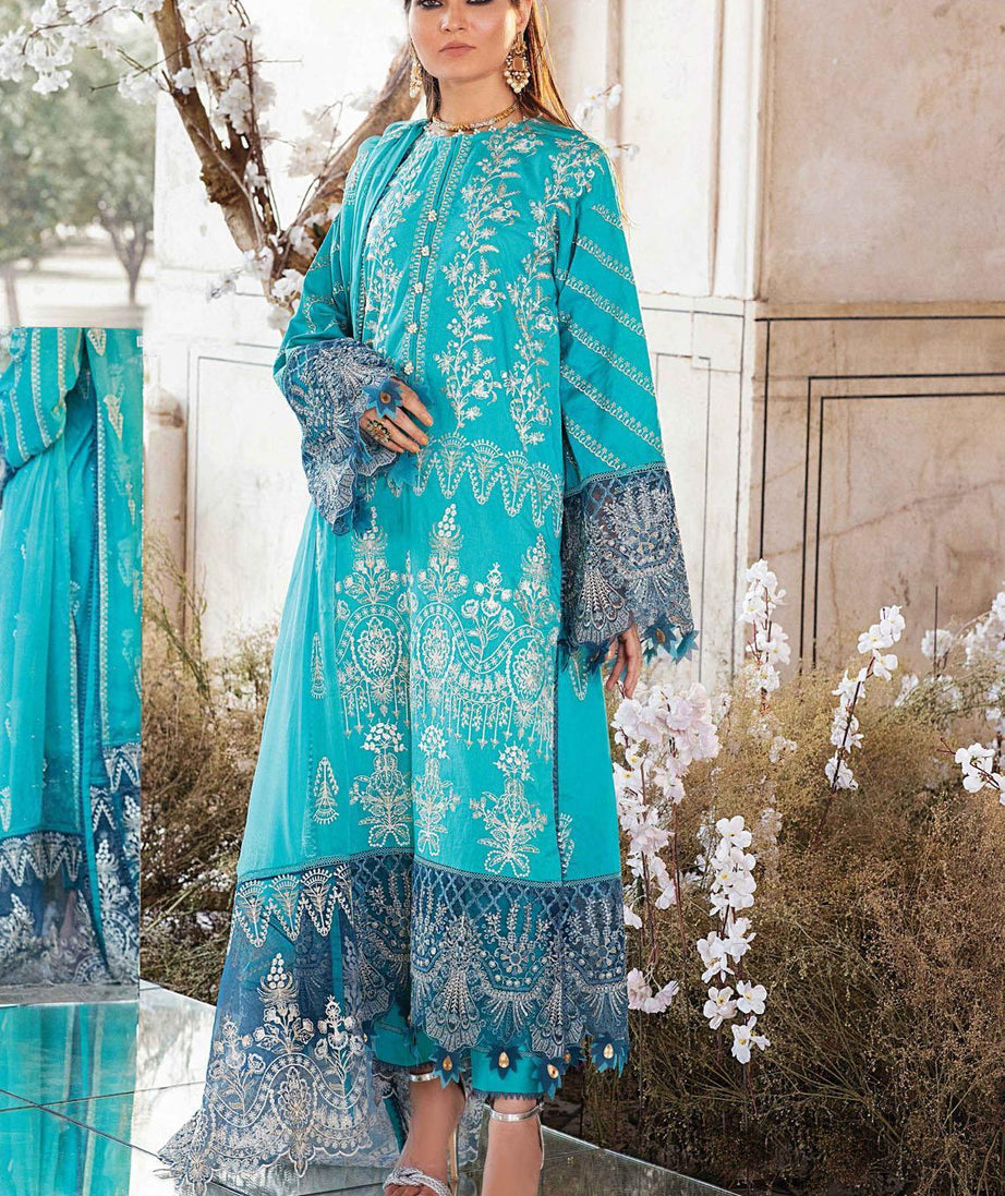 Afrozeh Luxury Lawn`21 D#02