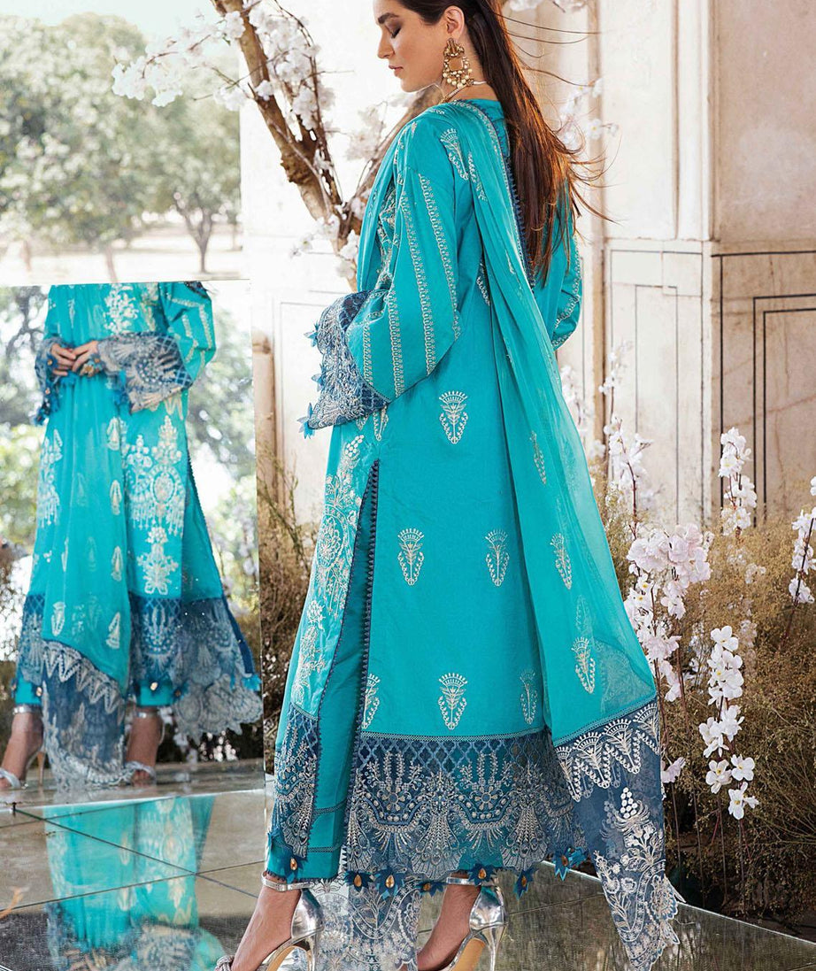 Afrozeh Luxury Lawn`21 D#02