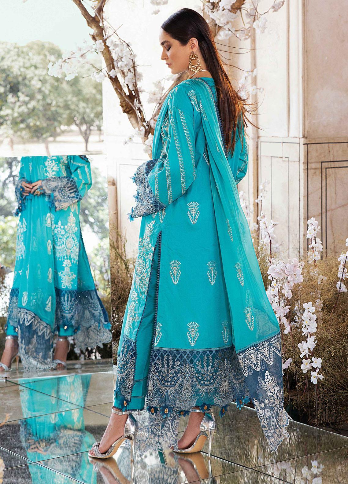 Afrozeh Luxury Lawn`21 D#02