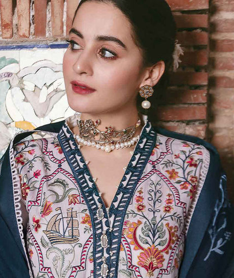 Afrozeh Shabnami Festive Lawn`22 D#10 Shahbano