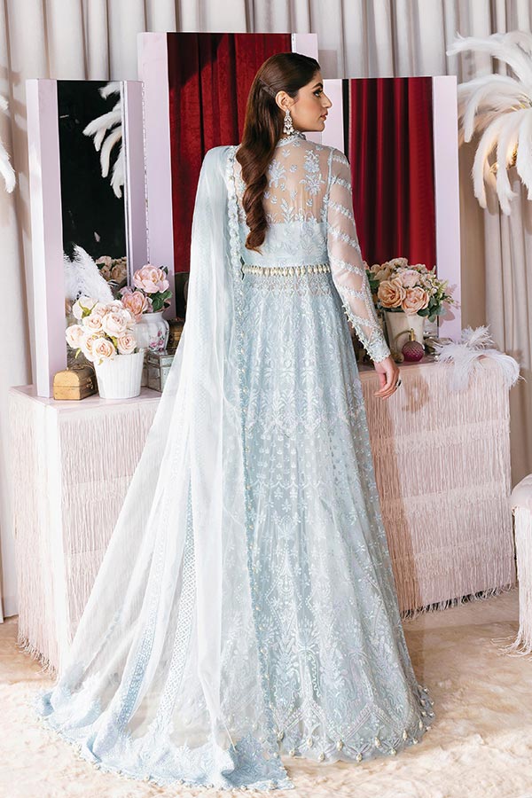 Afrozeh Starlet Luxury Unstitched`23 D#10 (GOSAMMER)