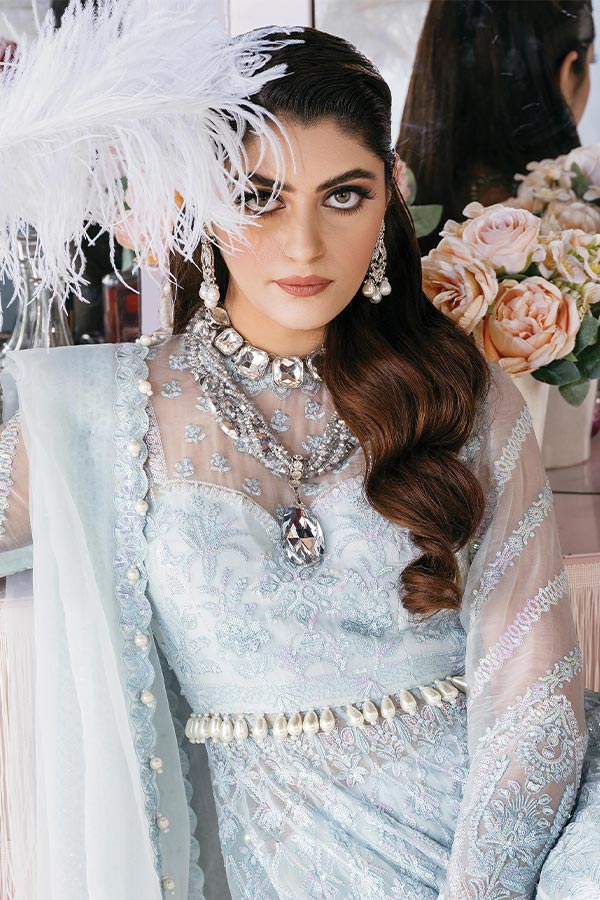 Afrozeh Starlet Luxury Unstitched`23 D#10 (GOSAMMER)