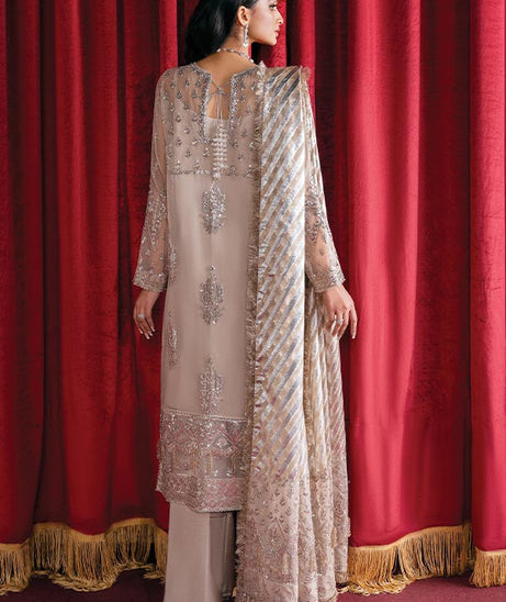 Afrozeh Starlet Luxury Unstitched`23 D#2 (DREAMY PEARL)