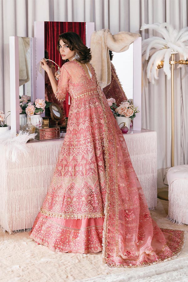 Afrozeh Starlet Luxury Unstitched`23 D#8 (FLAMINGO FLAIR)