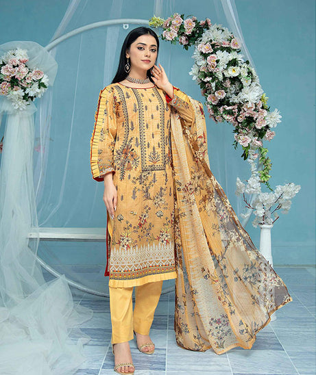Ain Alif Digital Emb Lawn`23 AA#01