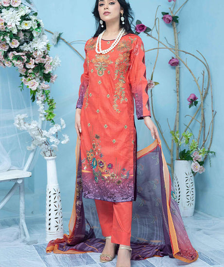 Ain Alif Digital Emb Lawn`23 AA#07