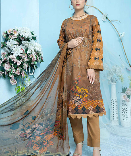 Ain Alif Digital Emb Lawn`23 AA#09