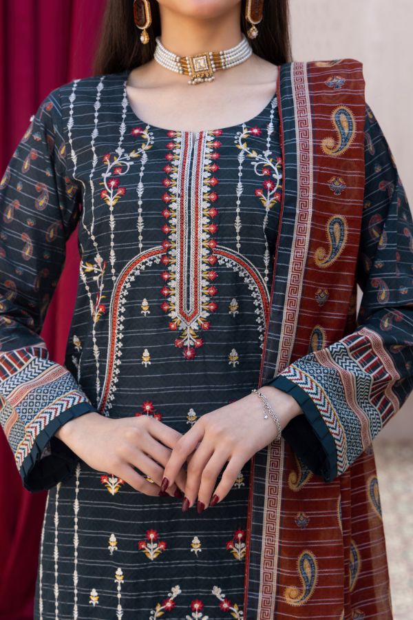 Aira Fancy Emb Lawn`25 D#08