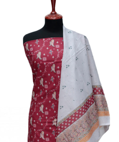 Aiza & Momina Digital Lawn'24 D#315 (Maroon)