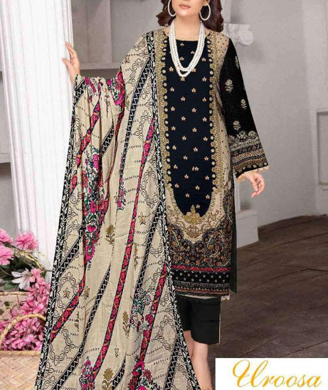 Aiza Qamar Uroosa Khaddar`24 D#1 (Black)