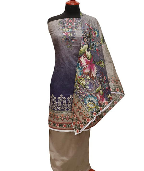 Ajwa D/Devine Rose Lawn`22 D#1044 Grey