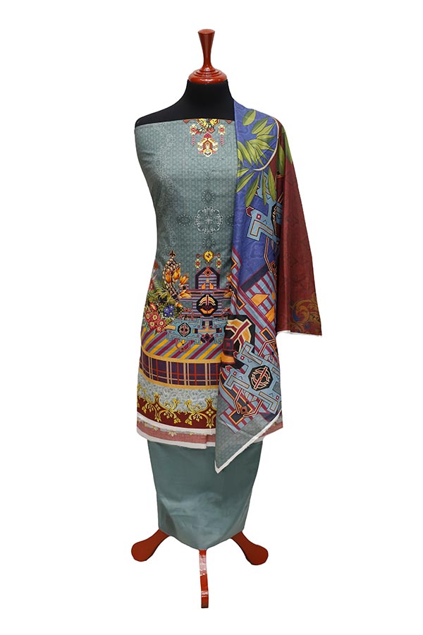 Ajwa D/Devine Rose Lawn`22 D#1045 L Green