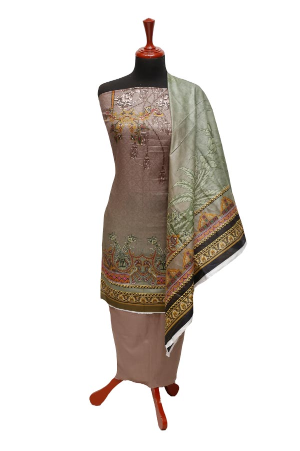 Ajwa D/Devine Rose Lawn`22 D#1048 Brown