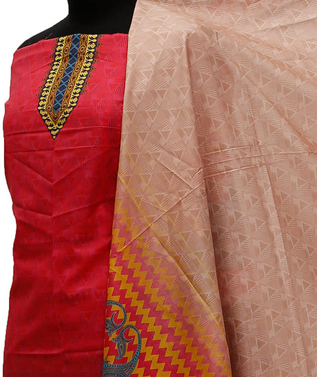 Ajwa D/Print Lawn'21 D # 1030 Pink