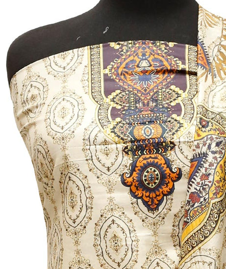 Ajwa D/Rose Lawn L/Duptt`22 D#4003 (Cream)