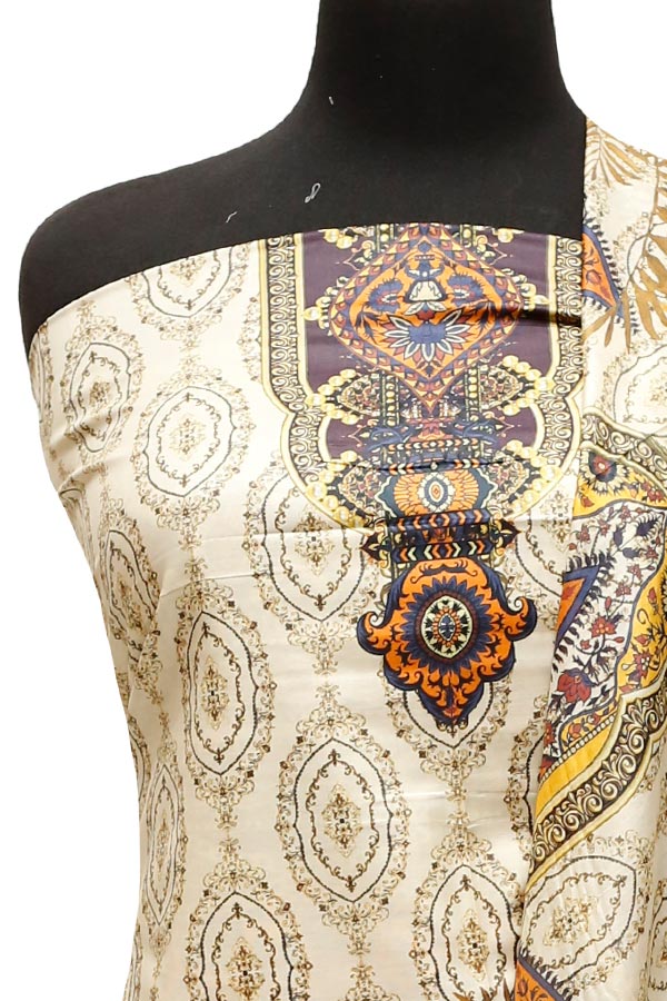 Ajwa D/Rose Lawn L/Duptt`22 D#4003 (Cream)