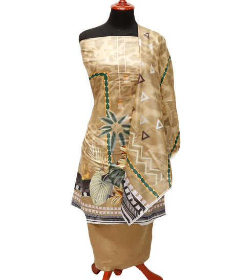 Ajwa D/Rose Lawn L/Duptt`22 D#4004 (Brown)