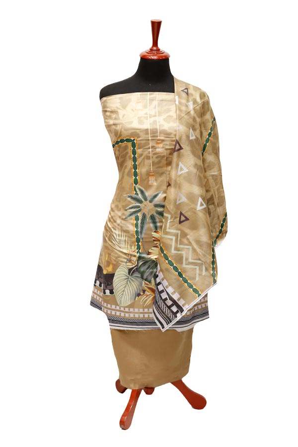 Ajwa D/Rose Lawn L/Duptt`22 D#4004 (Brown)