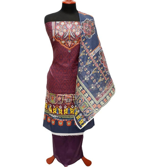 Ajwa D/Rose Lawn L/Duptt`22 D#4004 (Purple)