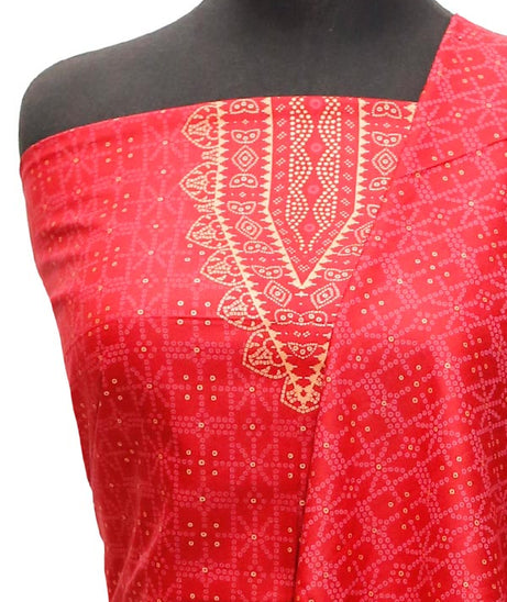 Ajwa Dhanak Suiting`22 D#801 Red