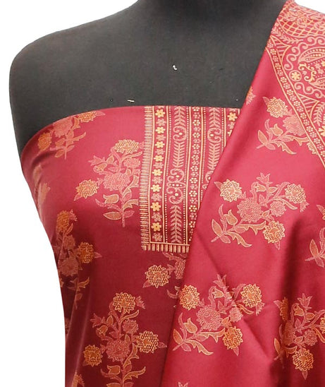 Ajwa Dhanak Suiting`22 D#804 D Maroon