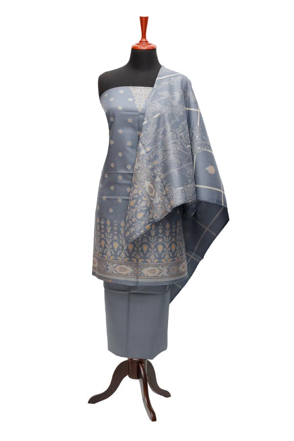 Ajwa Dhanak Suiting`22 D#810 Grey
