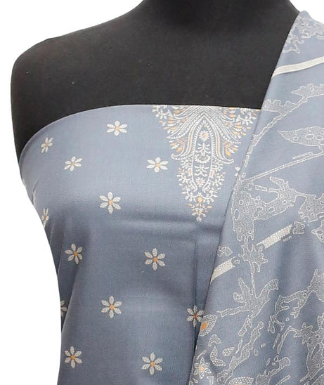 Ajwa Dhanak Suiting`22 D#810 Grey