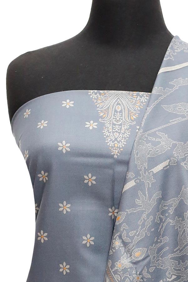 Ajwa Dhanak Suiting`22 D#810 Grey